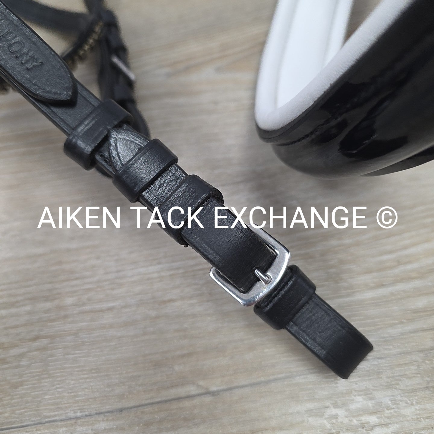 Horze Grayson Classic Dressage Ergonomic Bridle, No Reins, Black, Size Pony