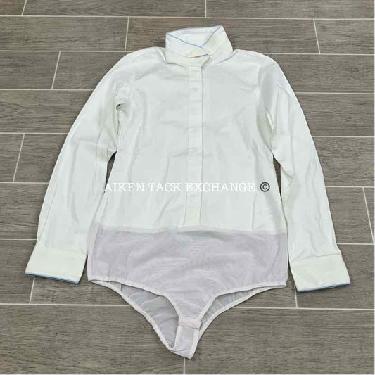 KAKI Bodysuit Show Shirt, Size 14