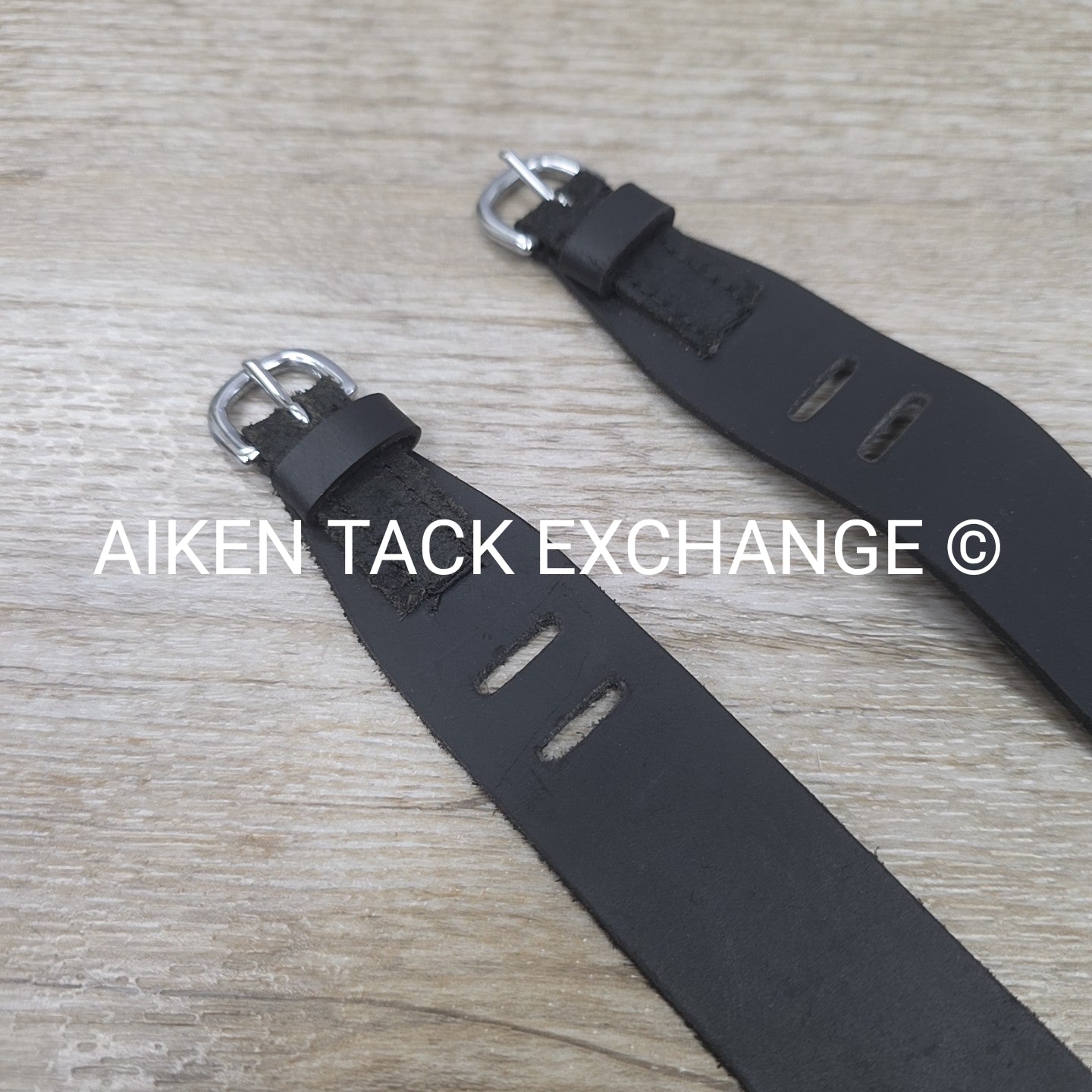 Garter Jodhpur Straps, Black, Size Medium