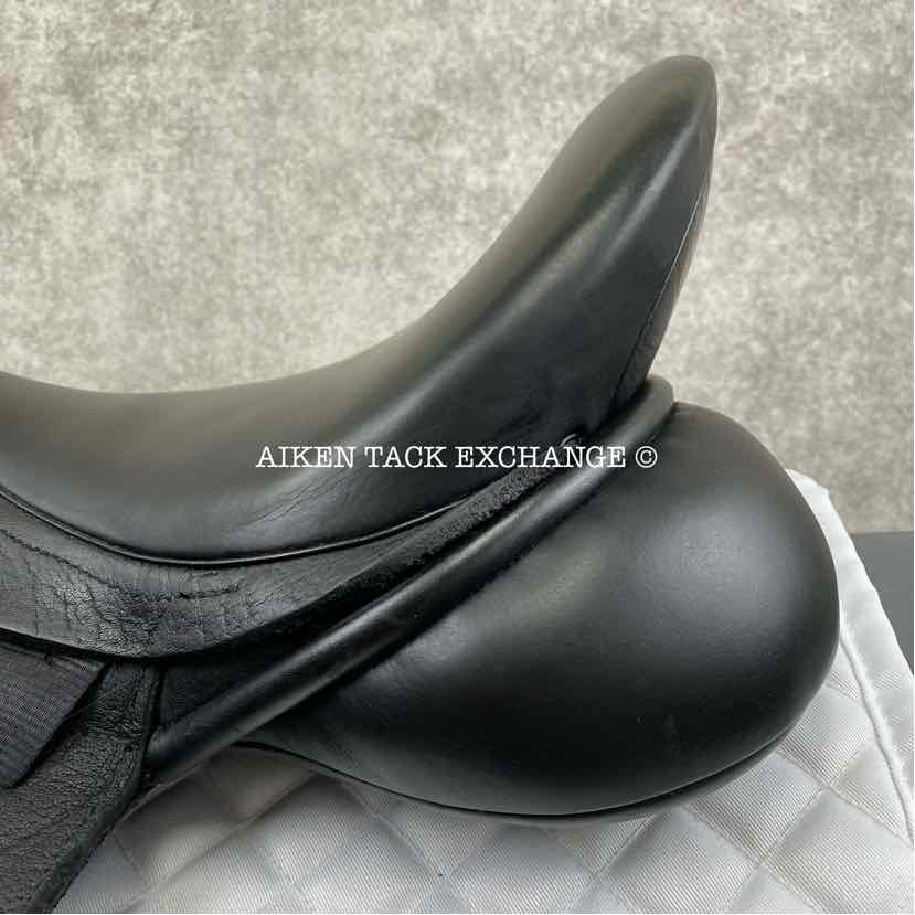 2015 Custom Saddlery Everest Monoflap Dressage Saddle, 17.5" Seat, Adjustable Tree, Wool Flocked Panels