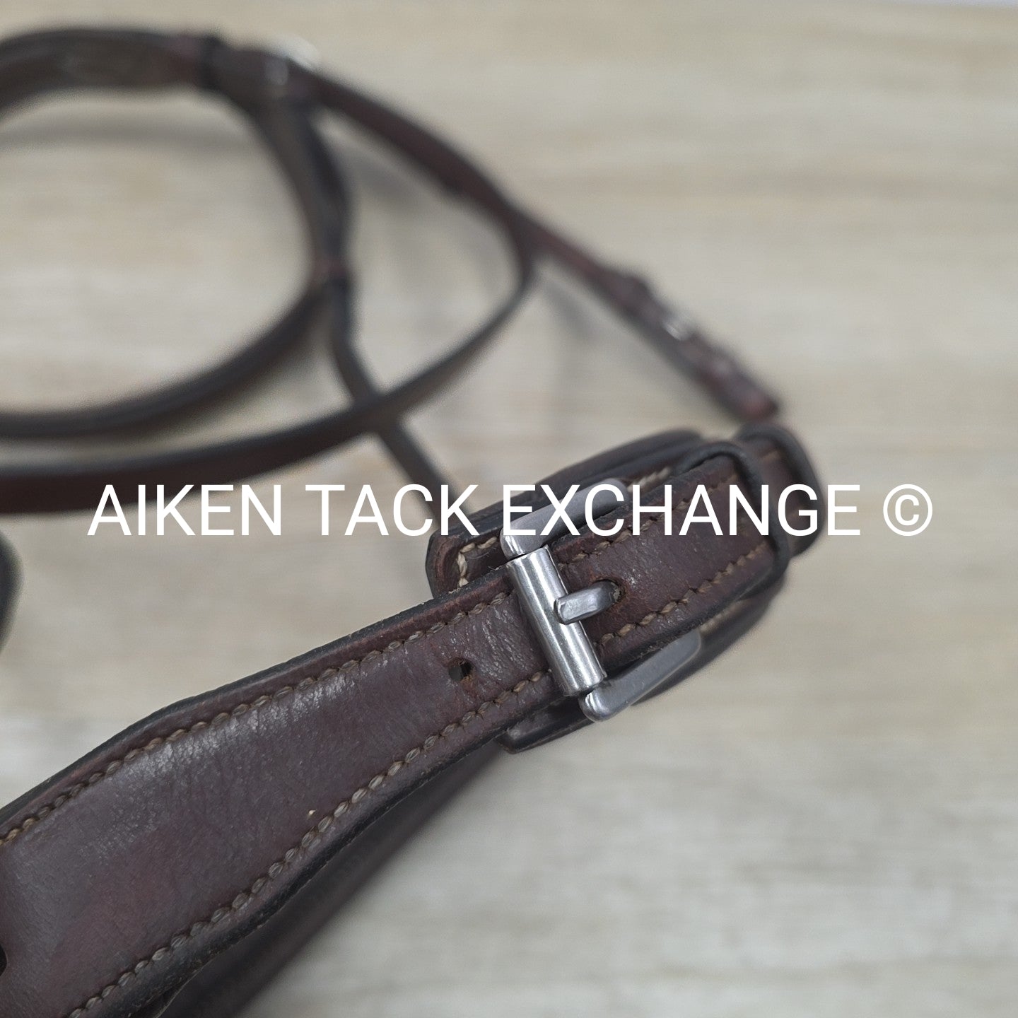 KL Select Red Barn Ocala Fancy Stitched Bridle, No Reins, Size Cob