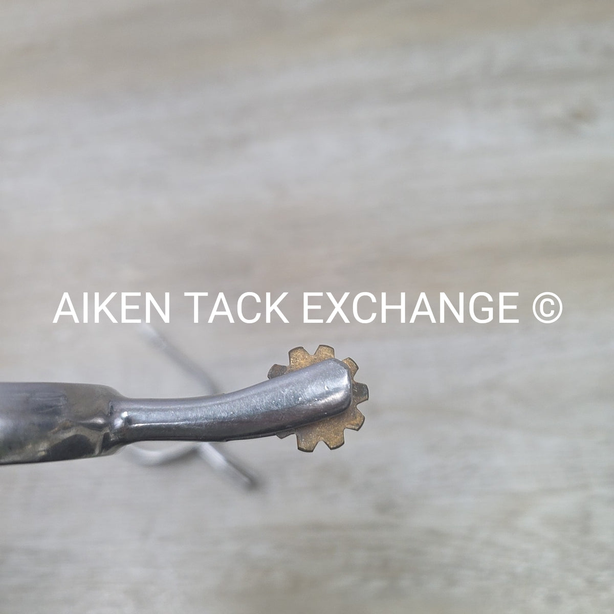 Long Neck Rowel Spurs, No Straps