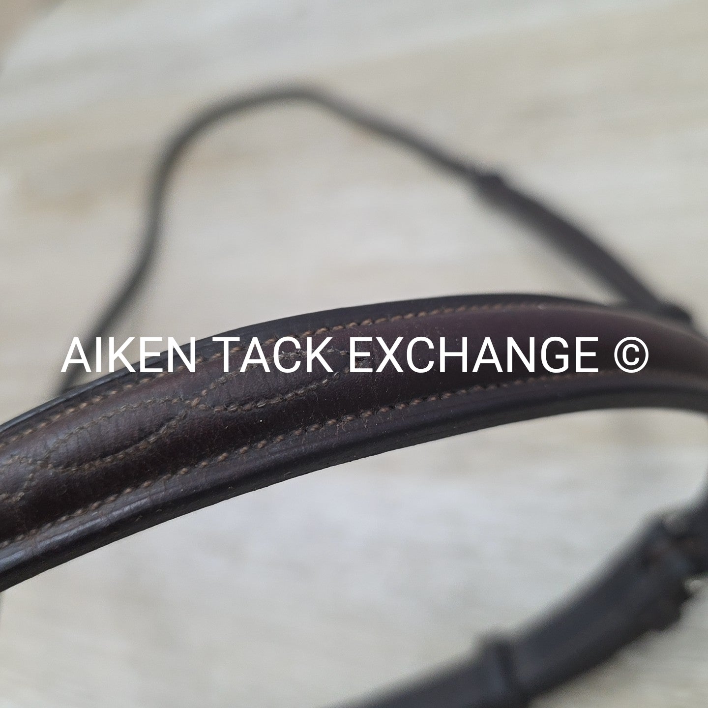 BARGAIN BUNDLE: 2 Edgewood Fancy Stitched Nosebands, Brown, Size Full
