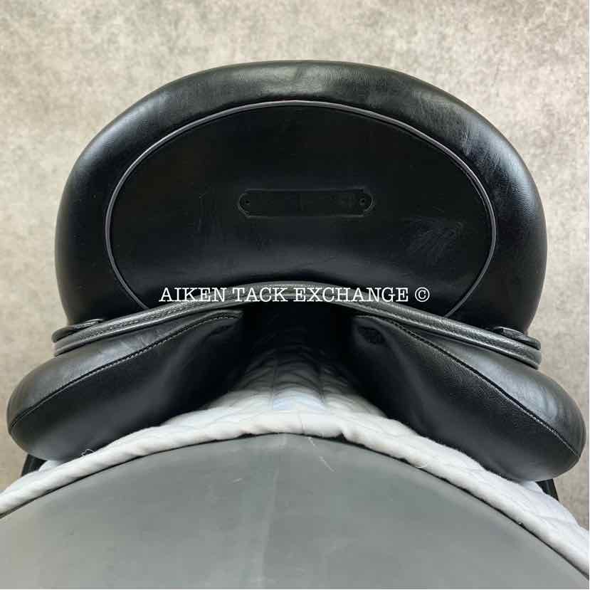 2020 Devoucoux Makila Lab Monoflap Dressage Saddle, 18" Seat, 2AA Flap, Medium Tree, D3D Panels, Full Buffalo Leather