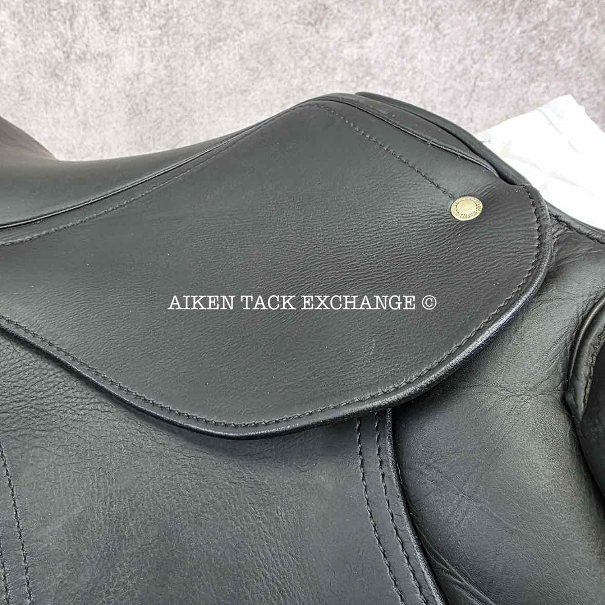 **On Trial** 2010 Schleese Eagle XC Monoflap Jump Saddle, 18" Seat, Adjustable AdapTree, Wool Flocked Panels