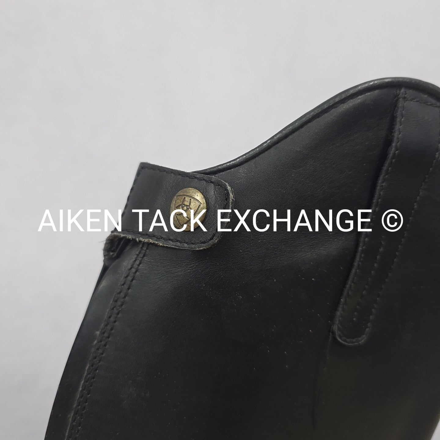 Bottes D'équitation Ariat Quantum Crowne Pro Field – Cuir Noir, Zip, 9.5 B – Femme