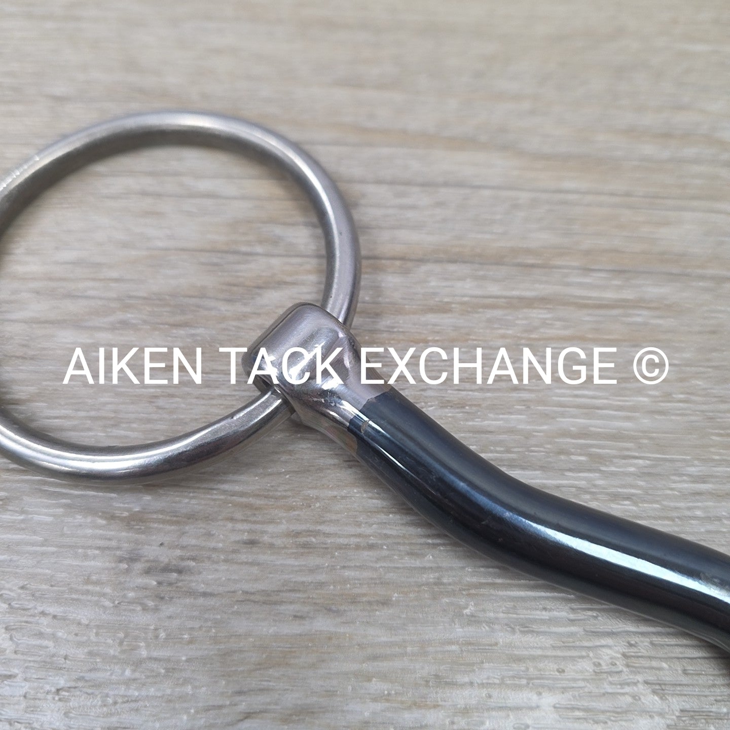 Shires Blue Alloy Loose Ring Mullen Mouth Bit 5"