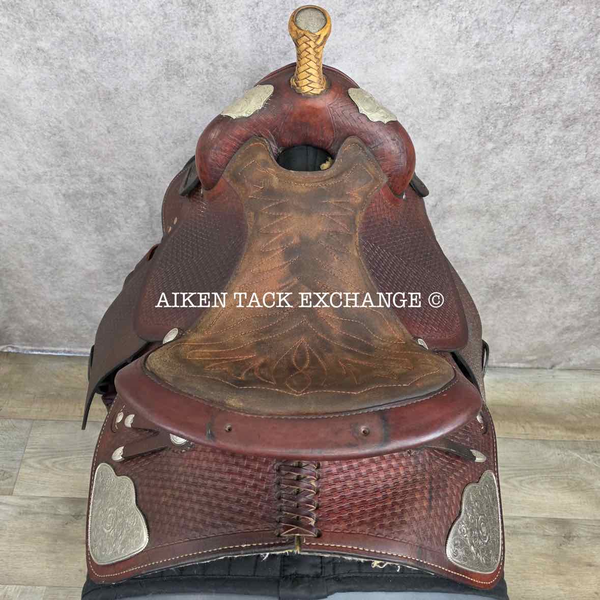 **SOLD** Circle M Western Saddle, 15.5" Seat, Wide Tree - Full QH Bars