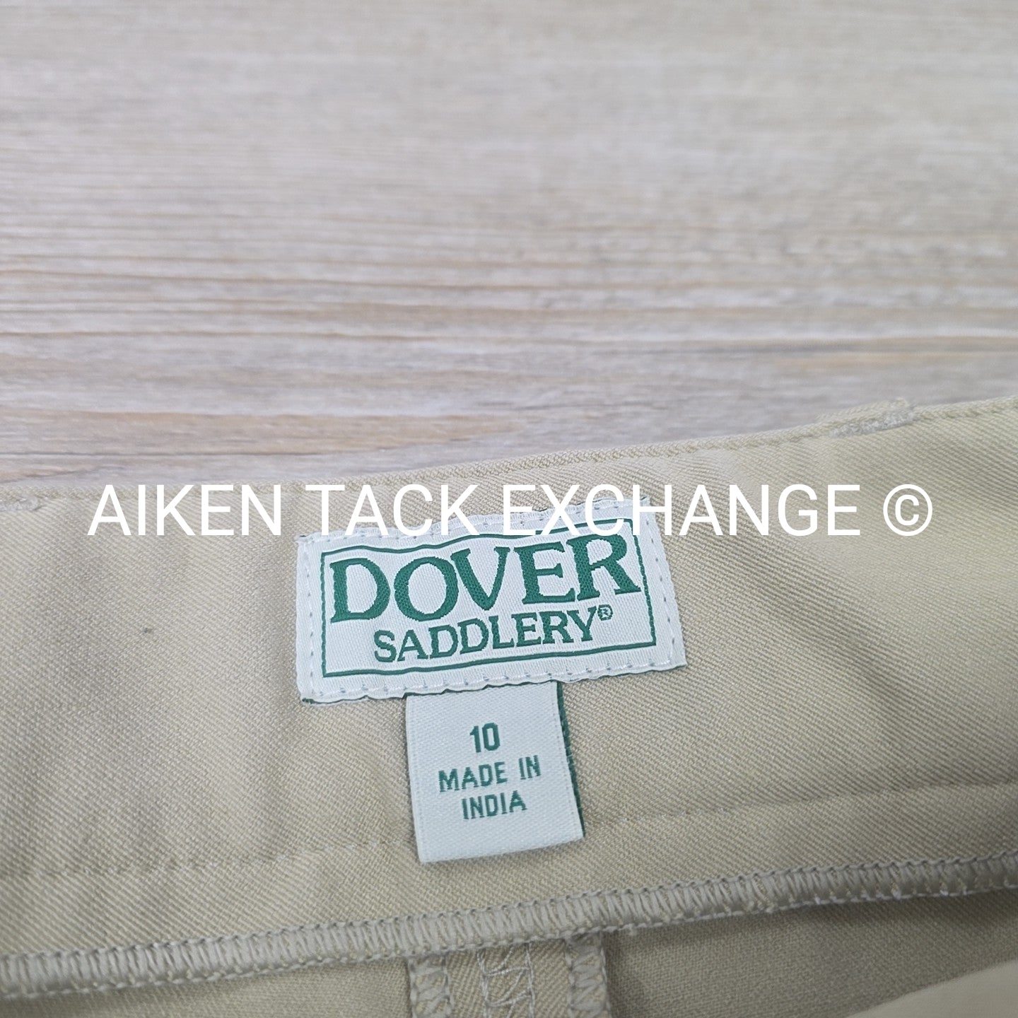 Dover Saddlery Knee Patch Breeches, Size 10