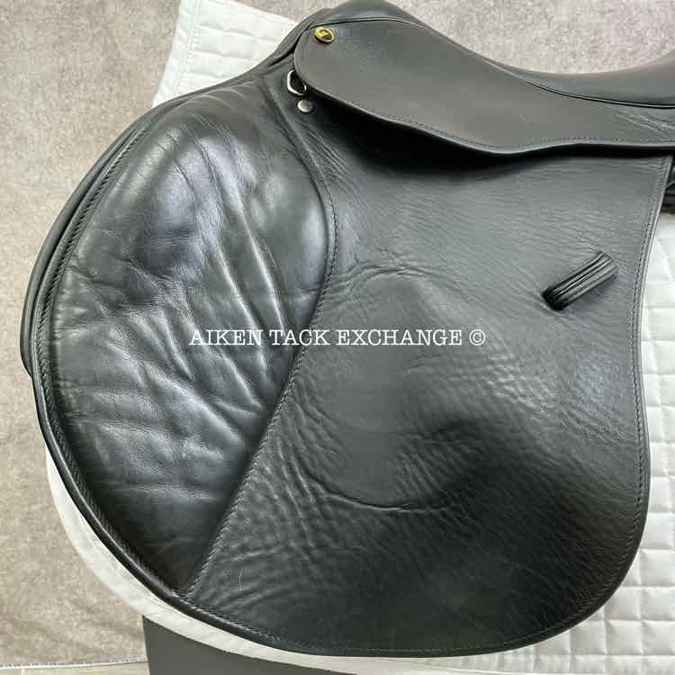 2018 Barclay & Co. by Ideal Pro-Shock Close Contact Jump Saddle, 19" Seat, Wide Tree, Wool Flocked Panels