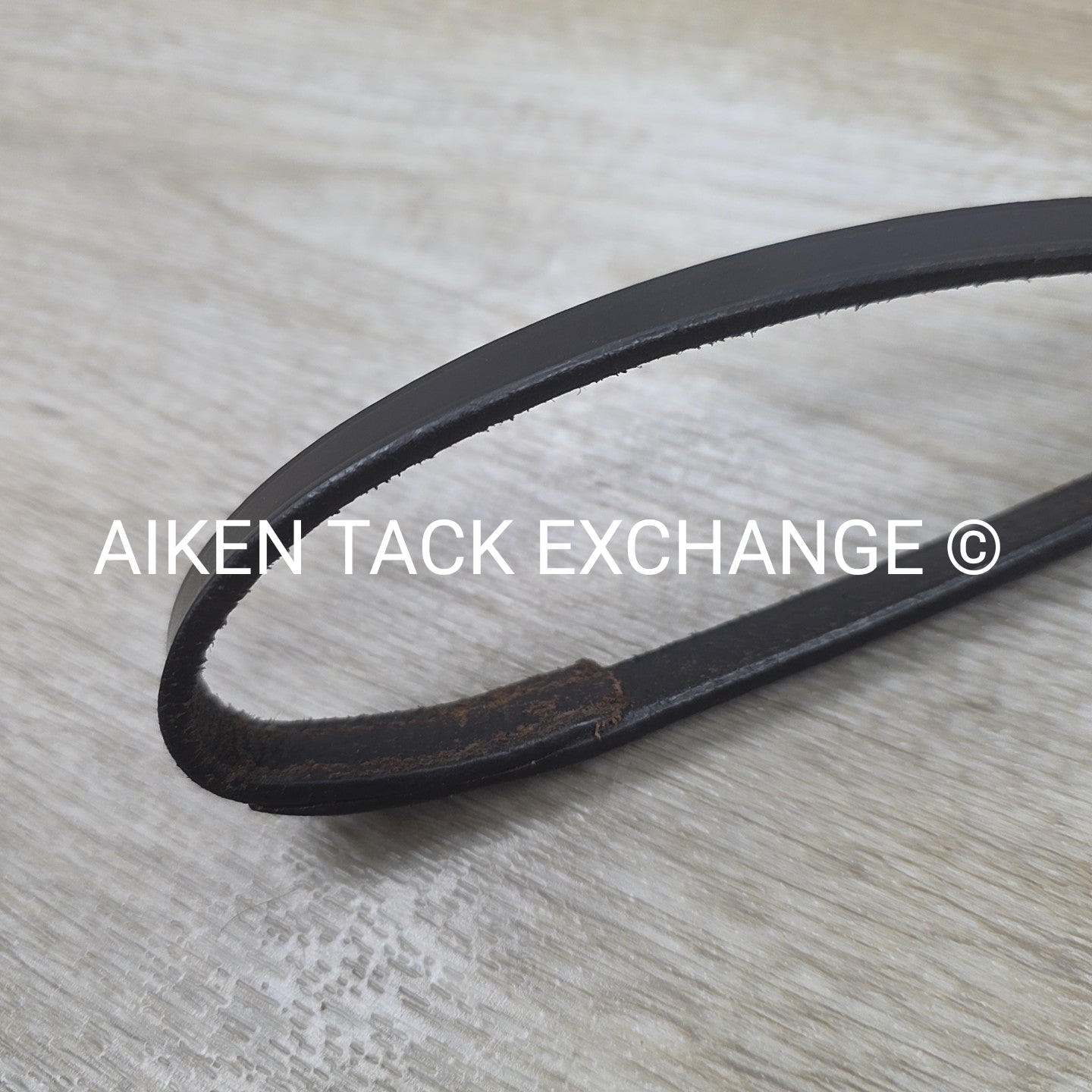 Flat Curb Rein, Brown, 56"