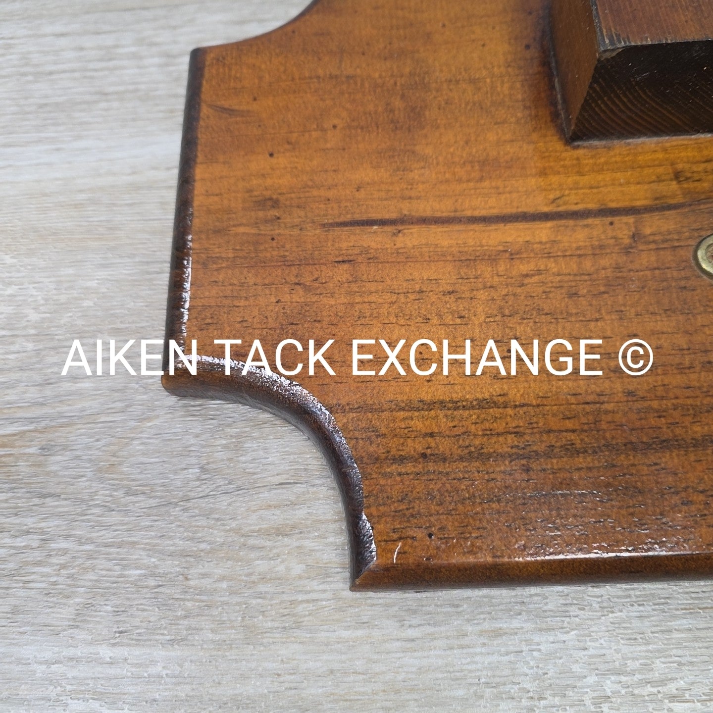 Hanging Wood Bridle Rack, Holds 3