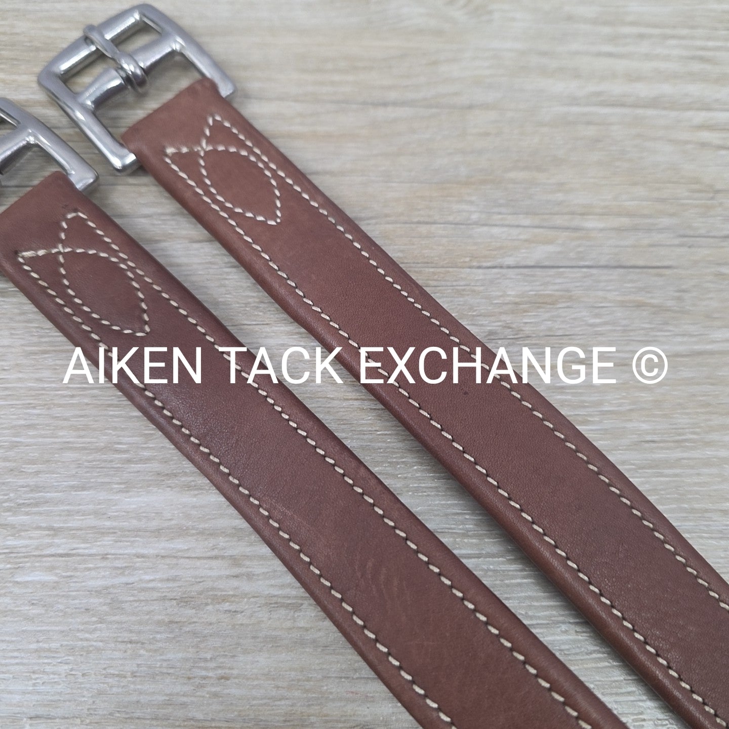 Schockemohle Chantilly Stirrup Leathers, Brown, 58"