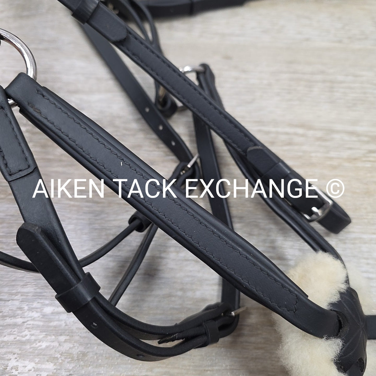 Tekna Synthetic Figure 8 Bridle, No Reins, Black, Size Full