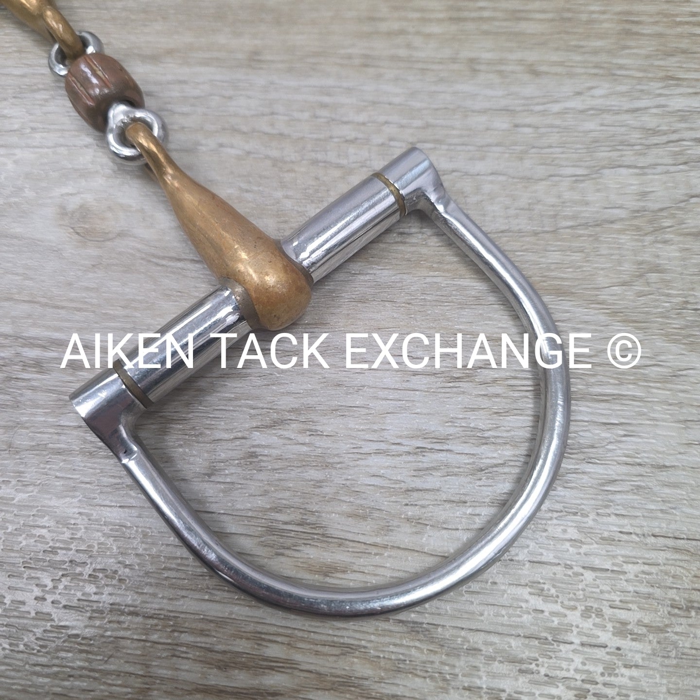Mikmar Cupreon French Link Copper Roller D Ring Bit 5"