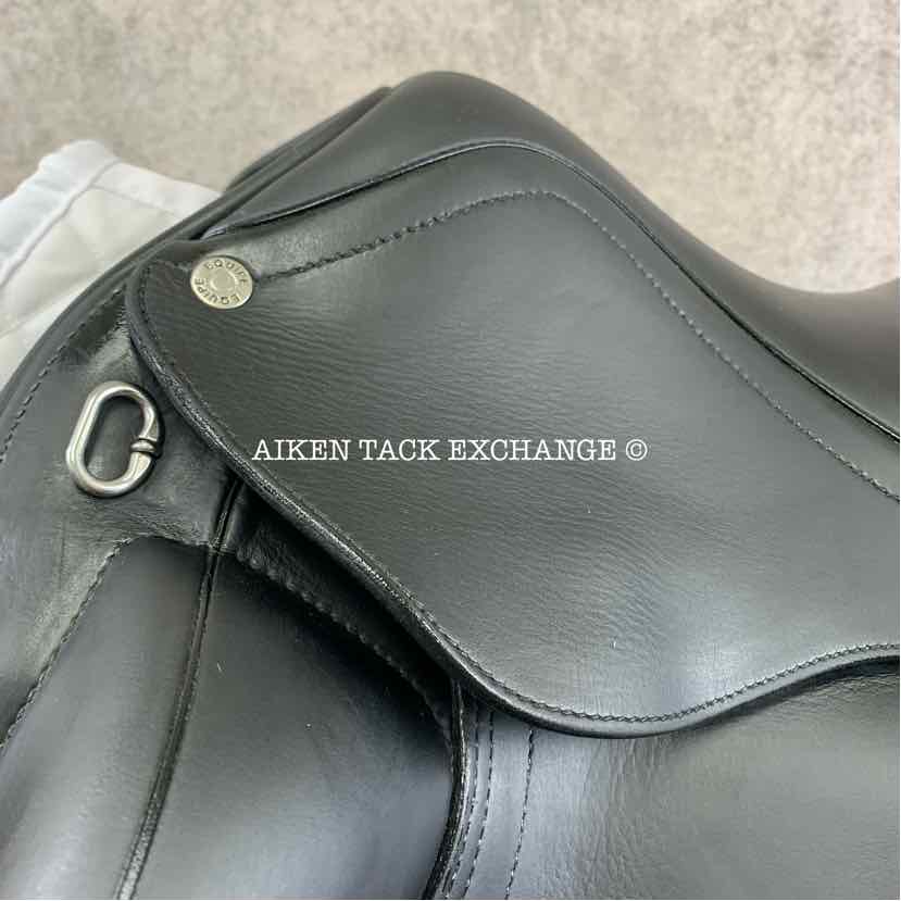 2018 Equipe Olympia Monoflap Dressage Saddle, 16" Seat, Extra Wide Tree, Foam Panels