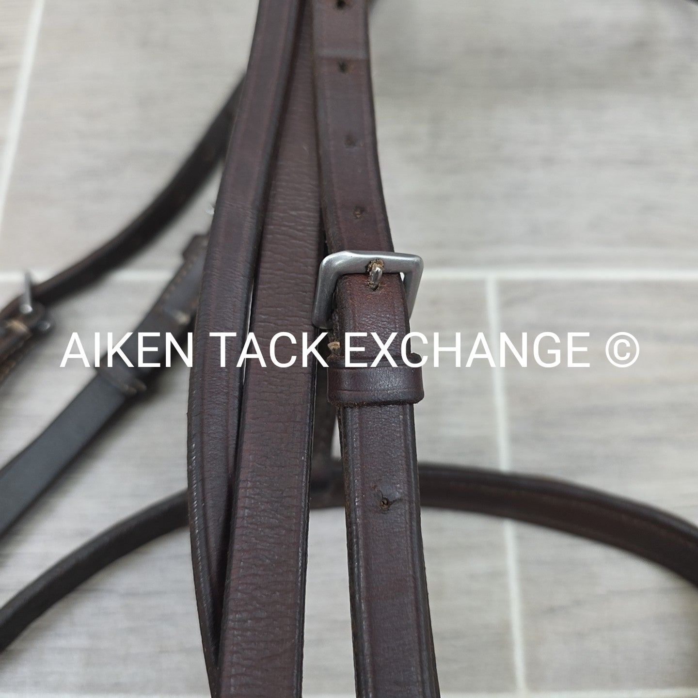 Somerset Plain Raised Bridle, No Reins, Brown, Size Full