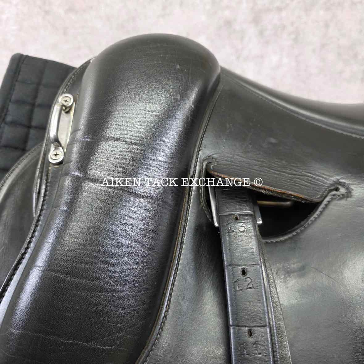 Timberline Evolution Dressage Endurance Saddle, 16" Seat, Auto-Adjusting Flex Panels