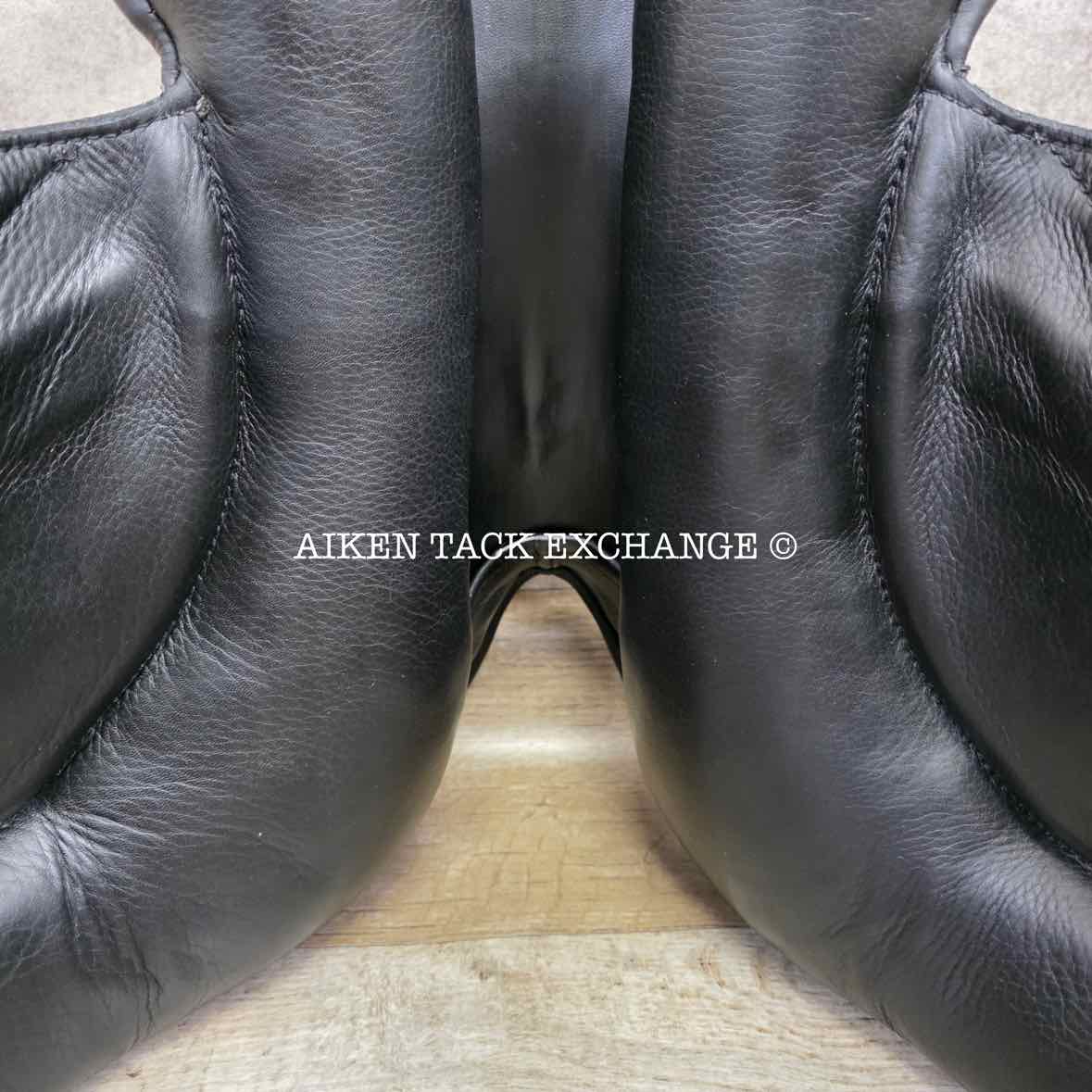 2013 Custom Saddlery Icon Coda Dressage Saddle, 17.5" Seat, Adjustable Tree, Wool Flocked Panels