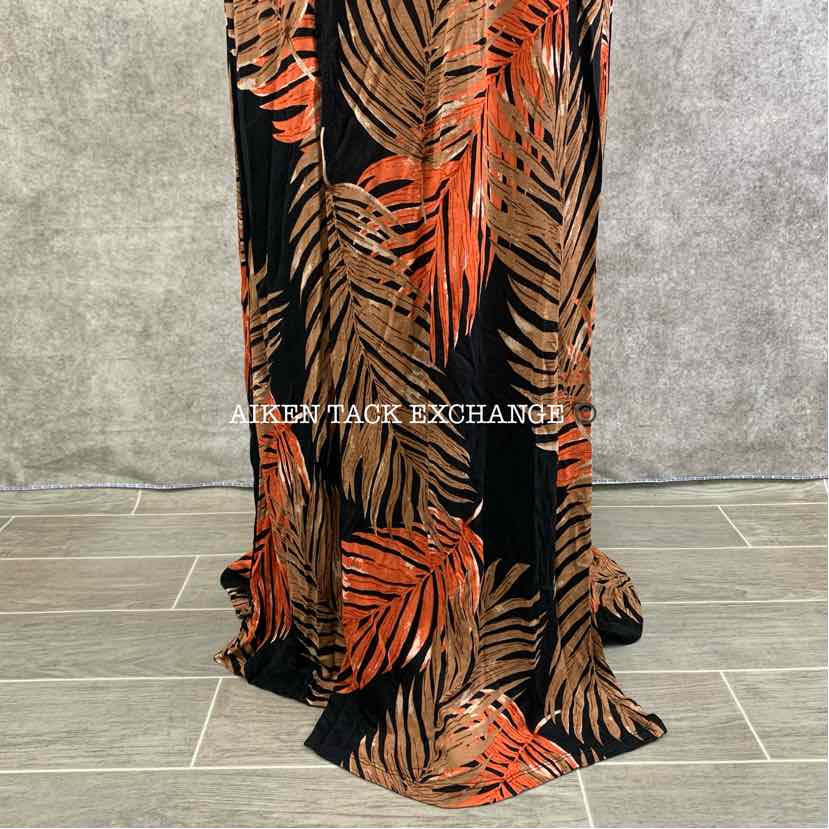 Lascana for Venus Tropical Cold Shoulder Maxi Dress, Women's Small