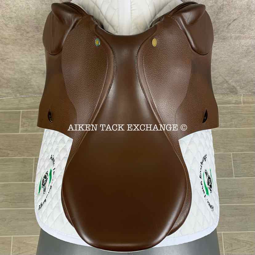 2010 Prestige Archimede 2 Close Contact Jump Saddle, 16.5" Seat, 32 Tree - Medium (Adjustable), Foam Panels