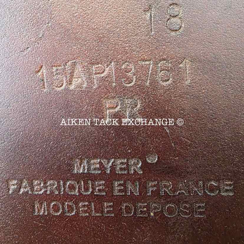 **SOLD** 2013 Meyer Act 1 Close Contact Jump Saddle, 18" Seat, Medium Tree, Foam Panels