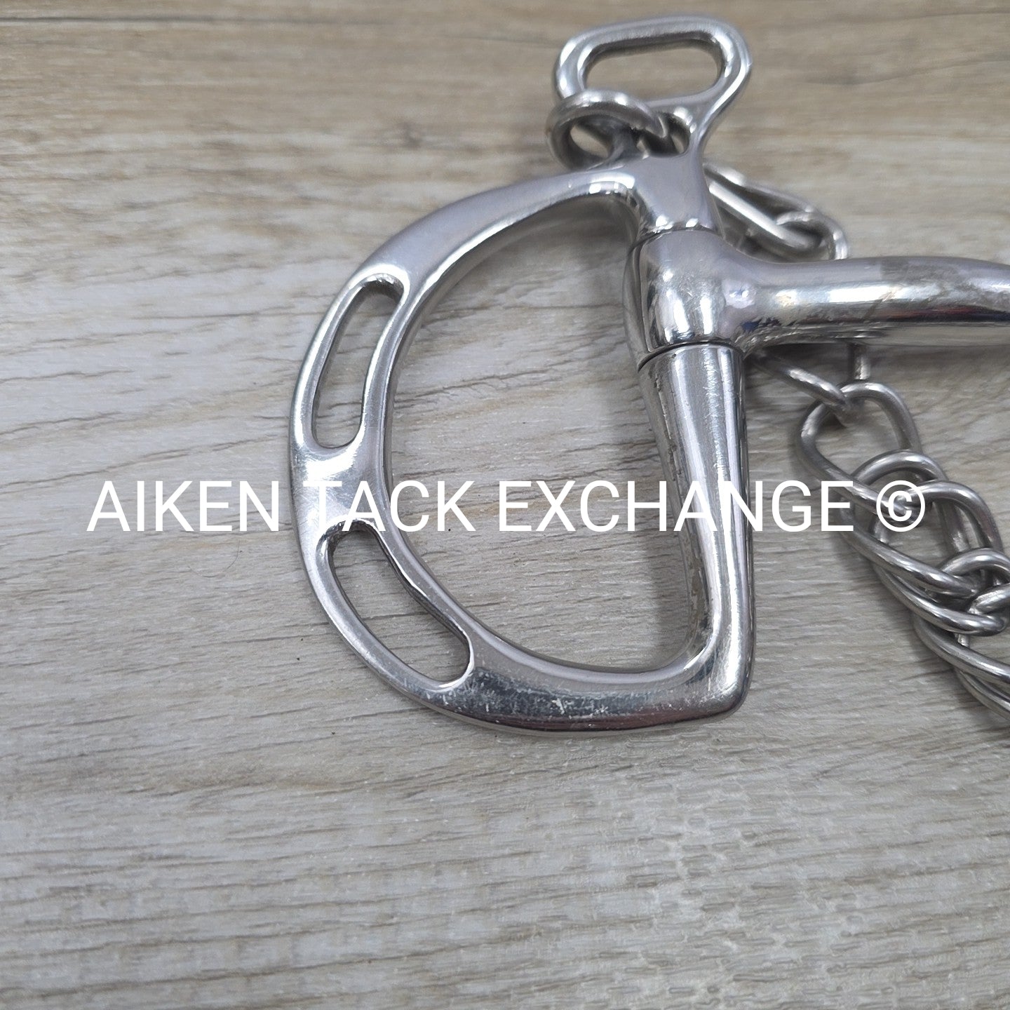 State Line Tack Single Joint Uxeter Kimberwick Bit 5"