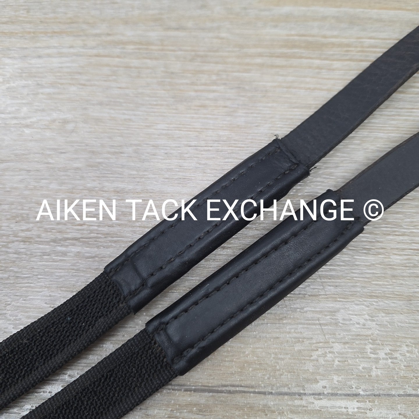 Correct Connect Intermittent Padded Reins, Black, 48"