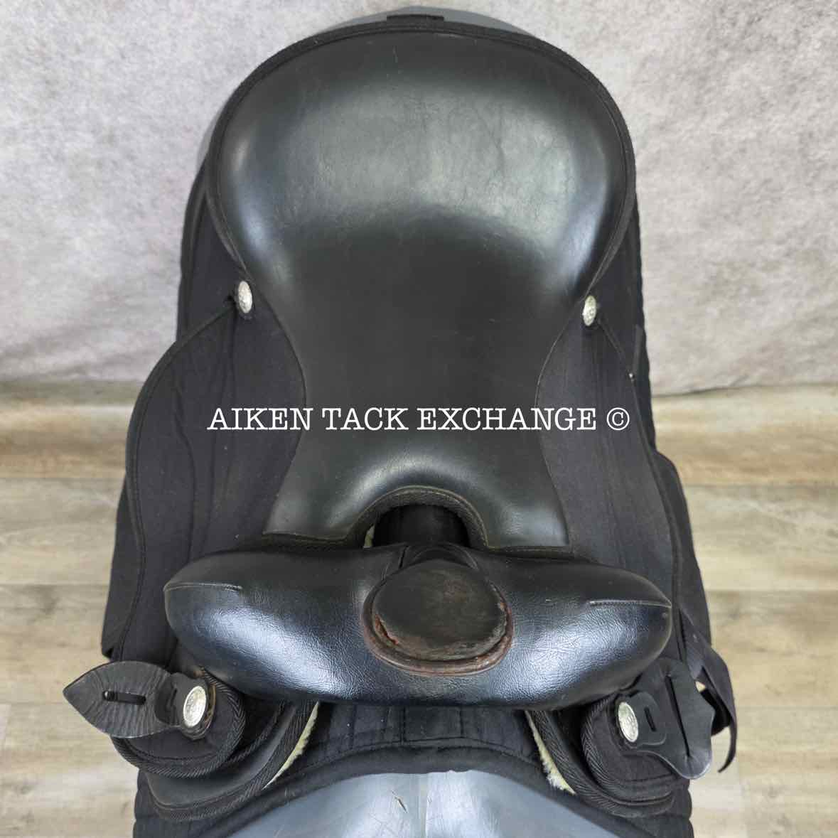 Abetta Brushhopper Gaited Comfort Trail Western Saddle, 16" Seat, Regular Tree - Semi QH Bars