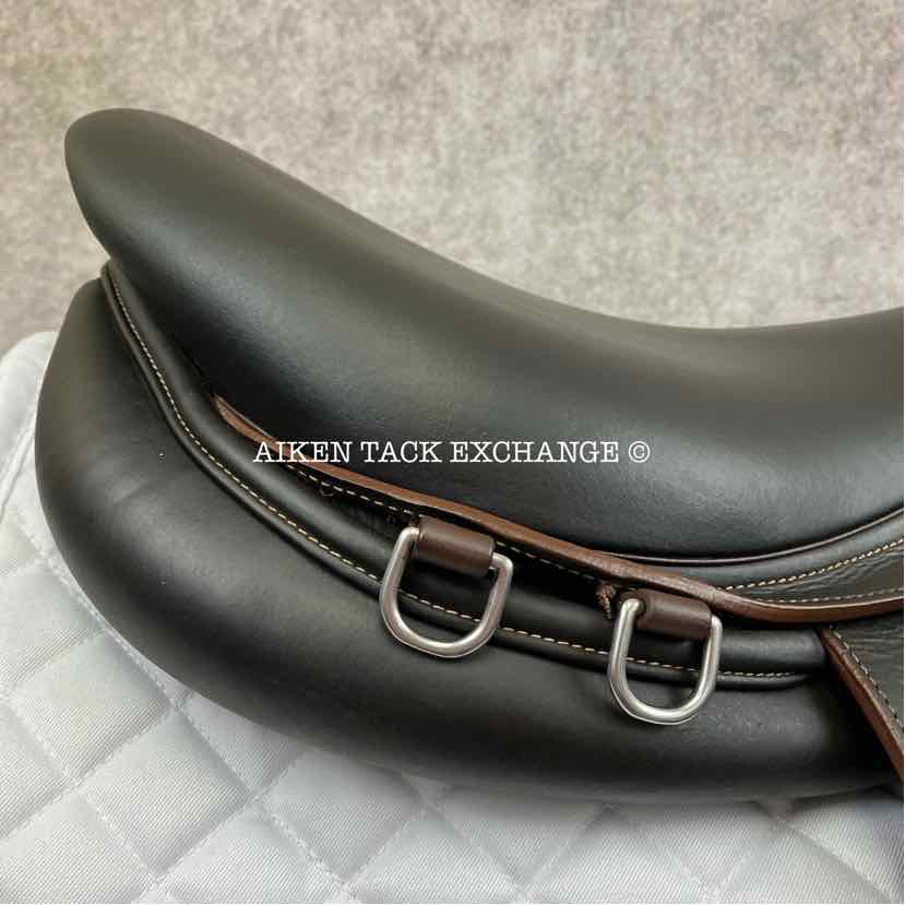 2023 Arion Atlas Cross Country Monoflap Jump Saddle, 17.5" Seat, 2A Flap, Medium Wide Tree, Foam Panels, Full Buffalo Leather