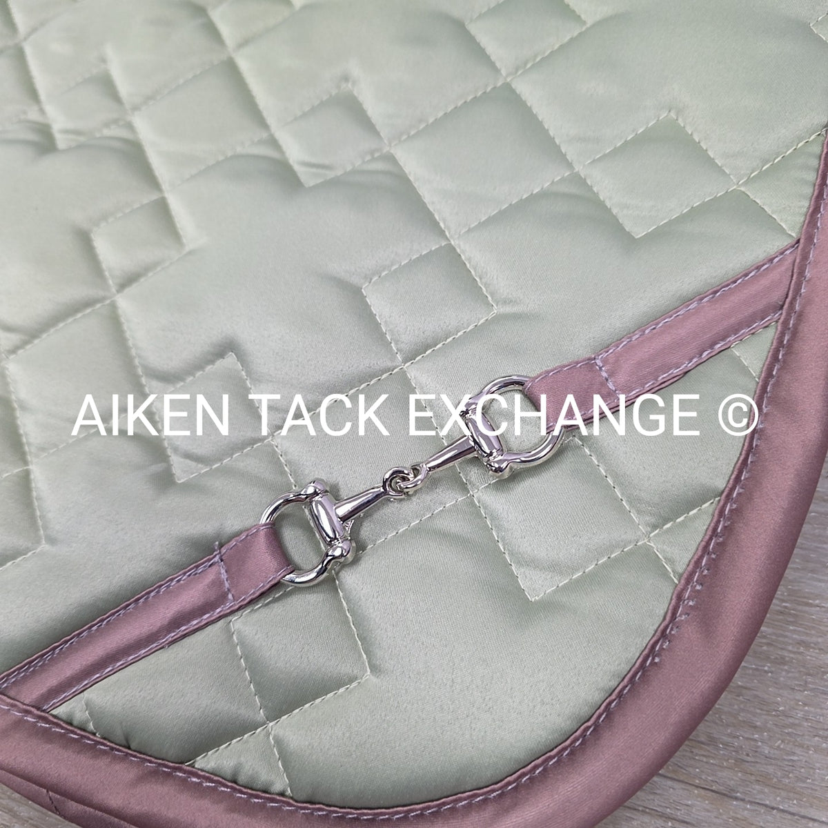 HKM Golden Bit All Purpose Saddle Pad & Ear Bonnet Set, Size Full