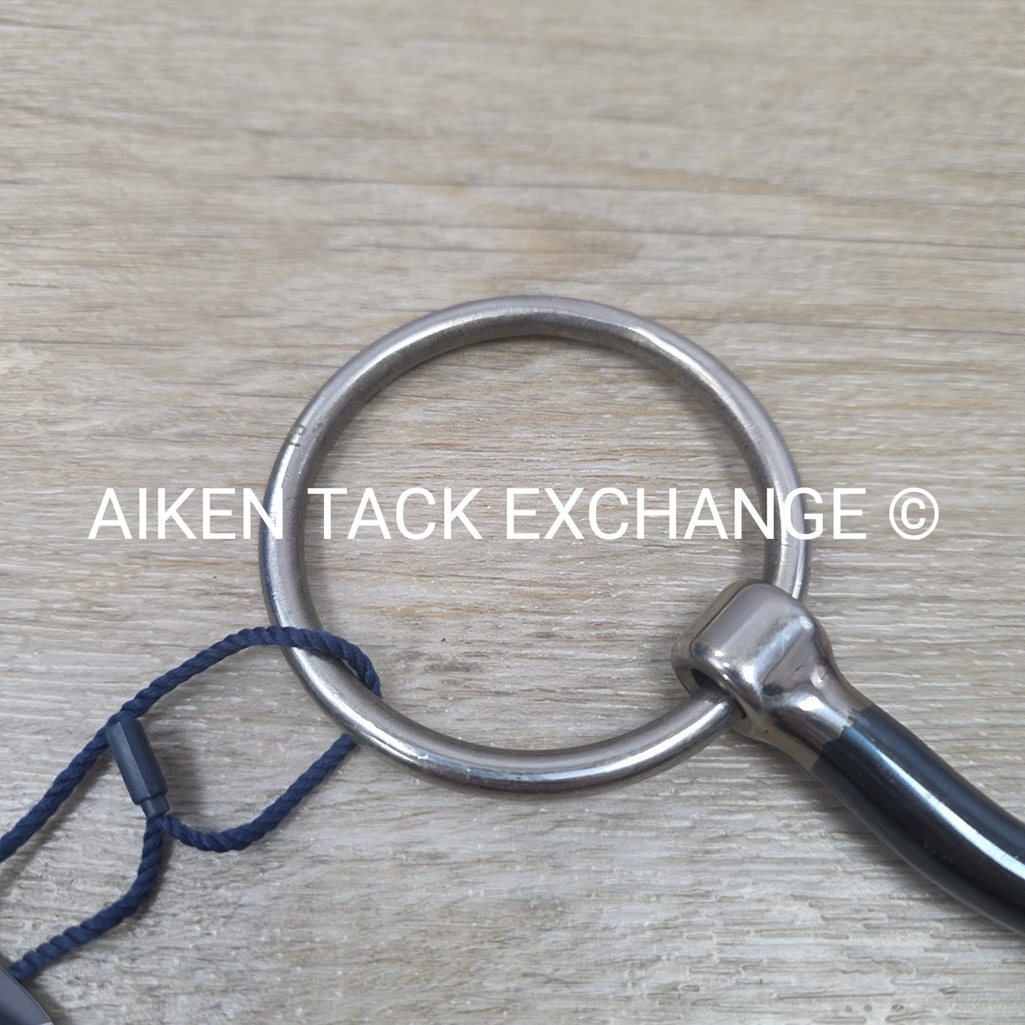 Shires Blue Alloy Loose Ring Mullen Mouth Bit 5"