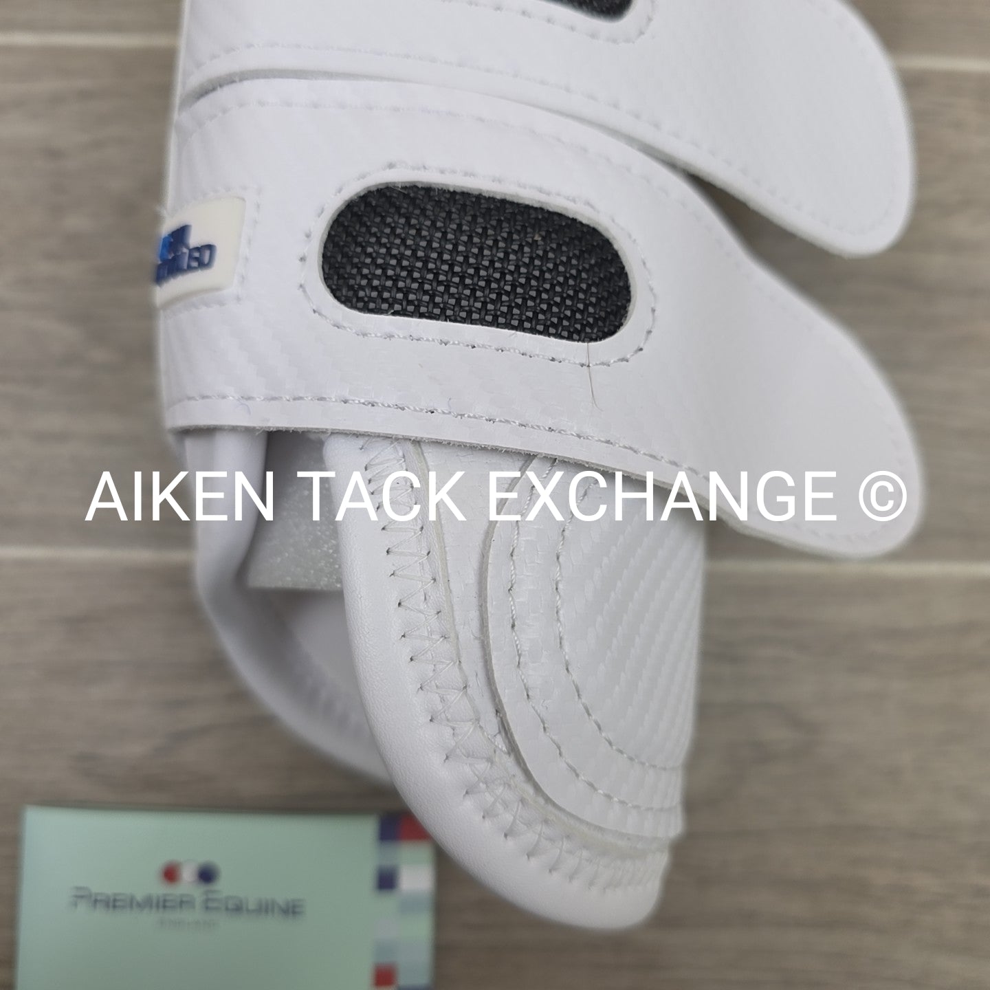 PEI Carbon Tech Air Cooled Eventing Boots, Hind, White, Size Large