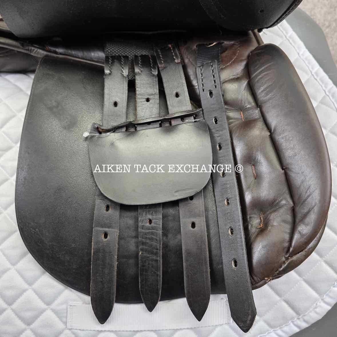 GFS Fieldhouse All Purpose Saddle, 17" Seat, Extra Wide Tree, Wool Flocked Panels