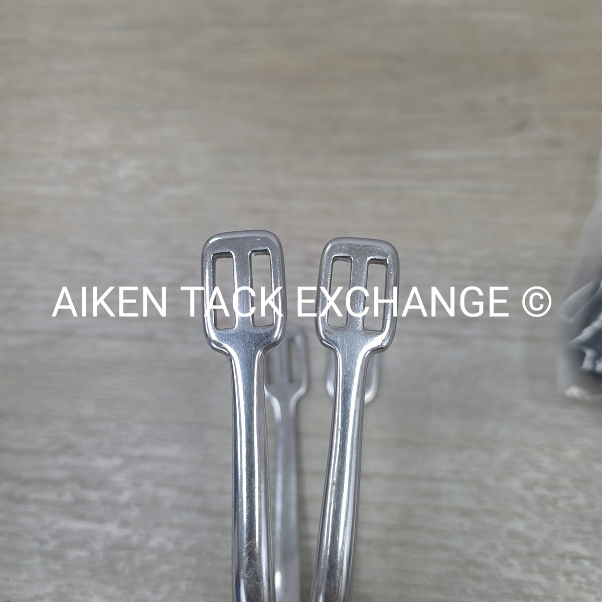 Long Neck Spurs with Braided Nylon Spur Straps, 46mm