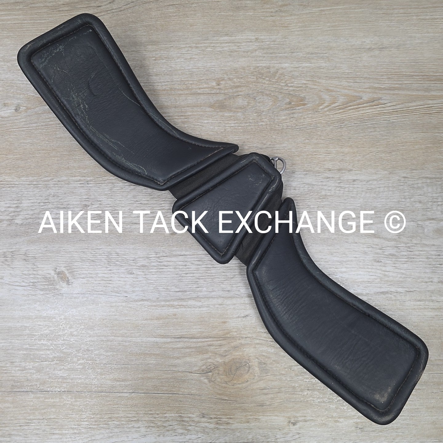 Total Saddle Fit StretchTec Shoulder Relief Girth with Leather Liner, Black, 20"