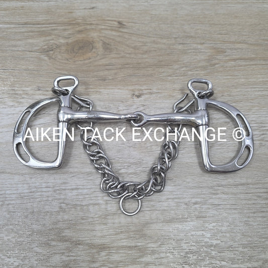 State Line Tack Single Joint Uxeter Kimberwick Bit 5"