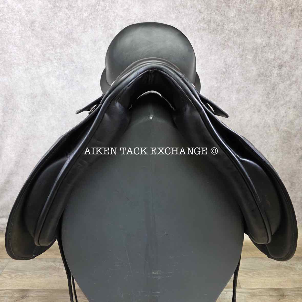 **SOLD** 1994 County Competitor Dressage Saddle, 17" Seat, MW/W Tree, Wool Flocked Panels