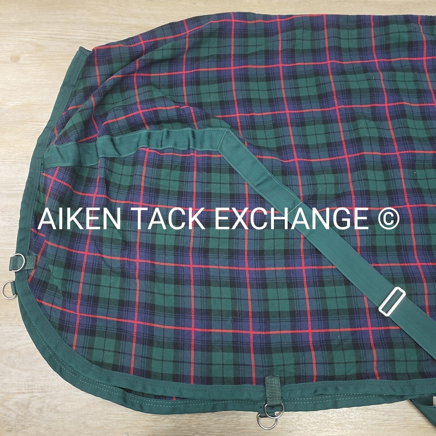 5/A Baker Original Tartan Plaid Stable Sheet, Size 72"