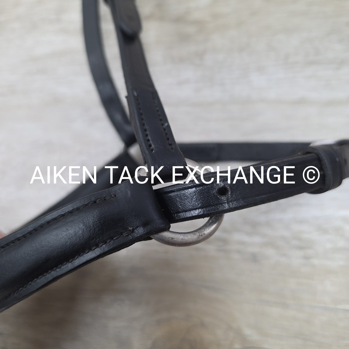 Drop Noseband, Black, Size Full