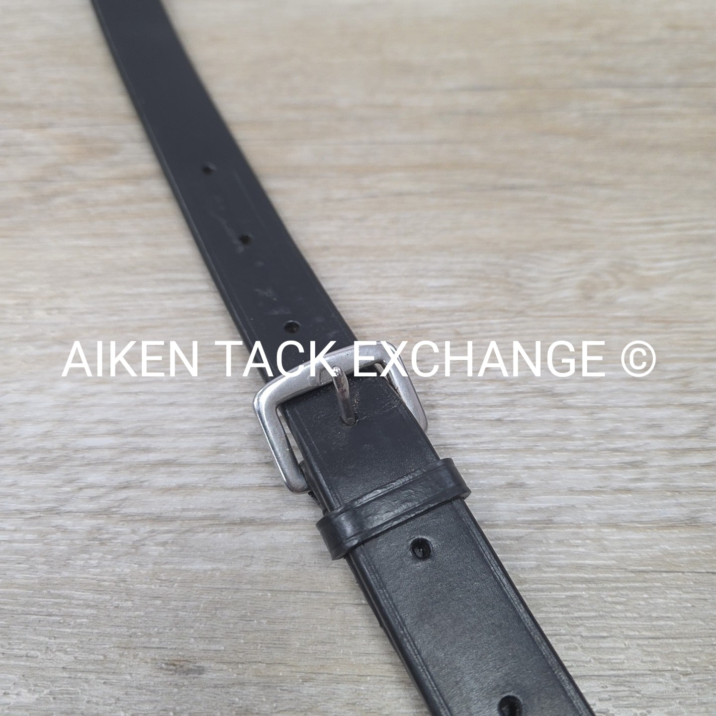 Plain Flat Running Martingale, Black, Size Full