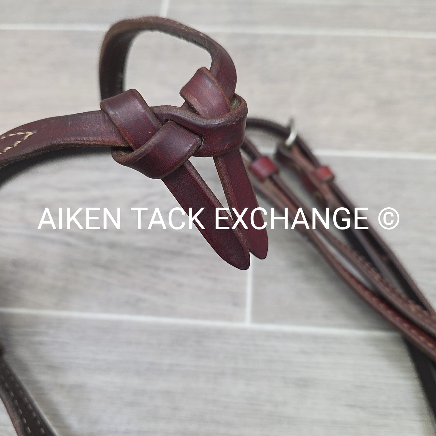 Western Browband Bridle with Split Reins, Brown, Size Full