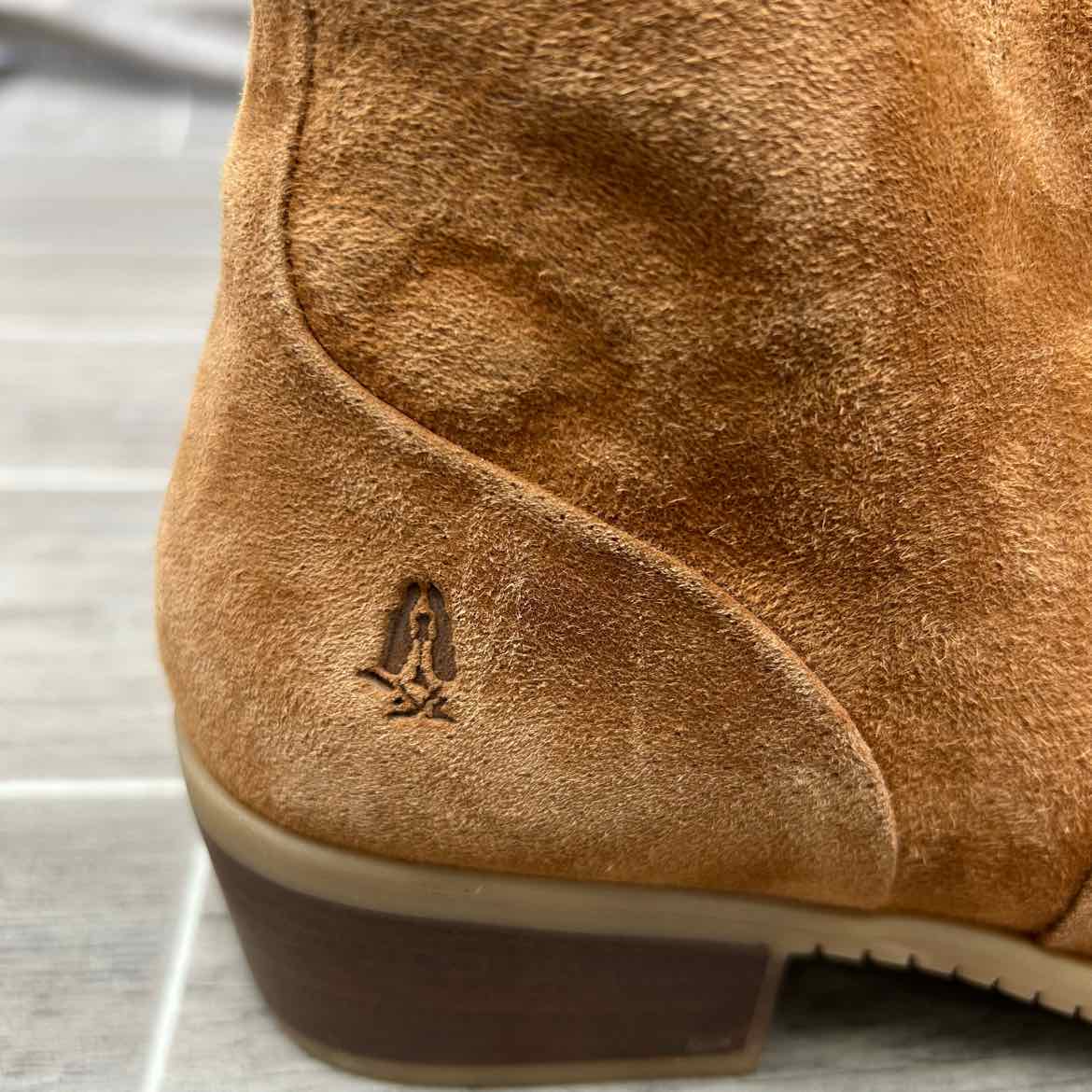 Hush Puppies Suede Ankle Boots, Size 8