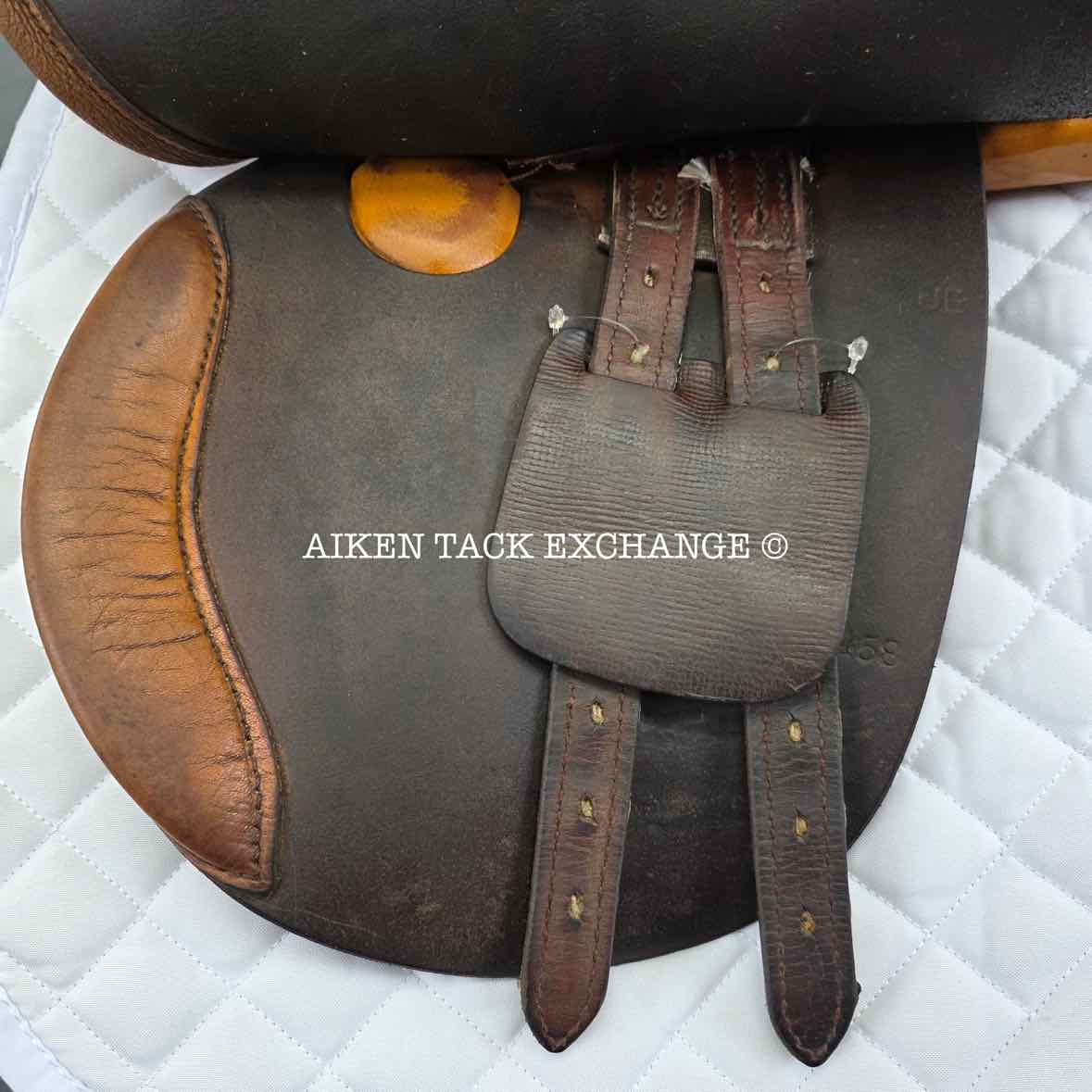 **SOLD** Crosby Miller's Prix Des Nations Pony Saddle, 14" Seat, Medium Tree, Foam Panels