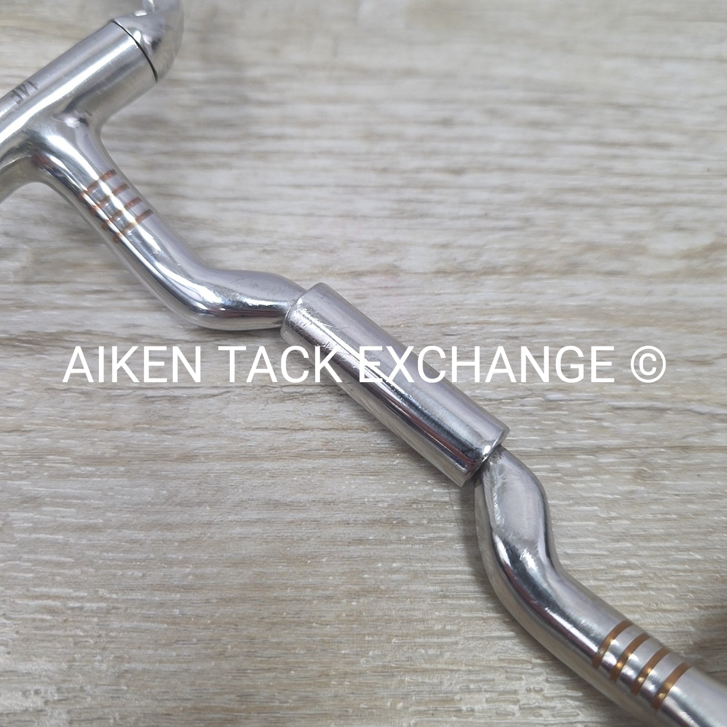 Myler Eggbutt with Hooks and Mullen Forward Tilt Low Ported Brrel MB 36 5"