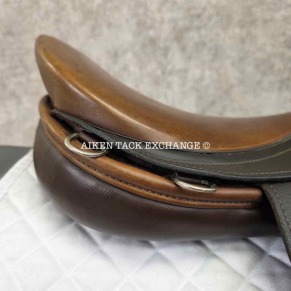 Whippy English Saddle, 17" Seat, Medium Tree, Foam Panels