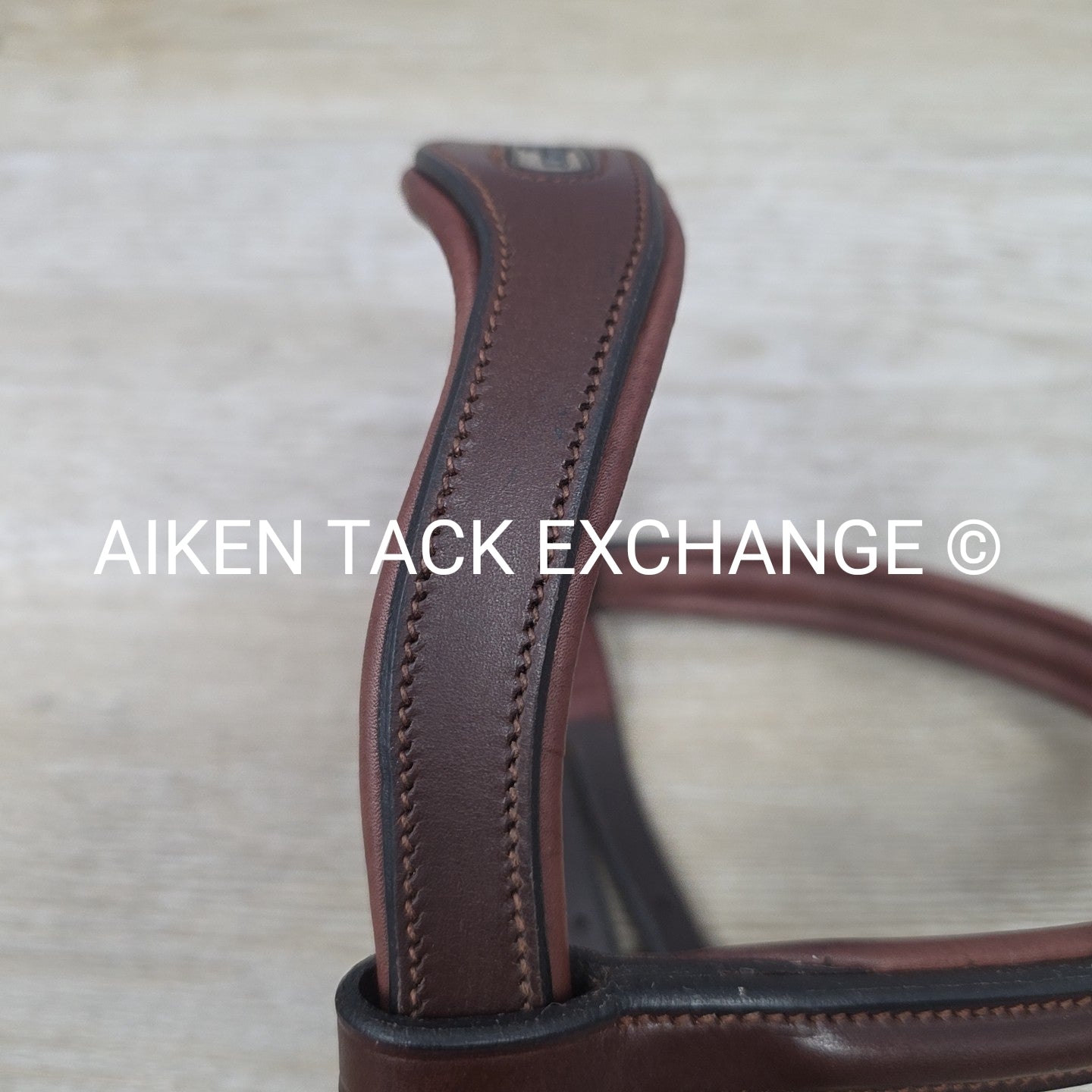 Trust Equestrian Hickstead Hackamore Bridle, No Reins, Brown, Size Full