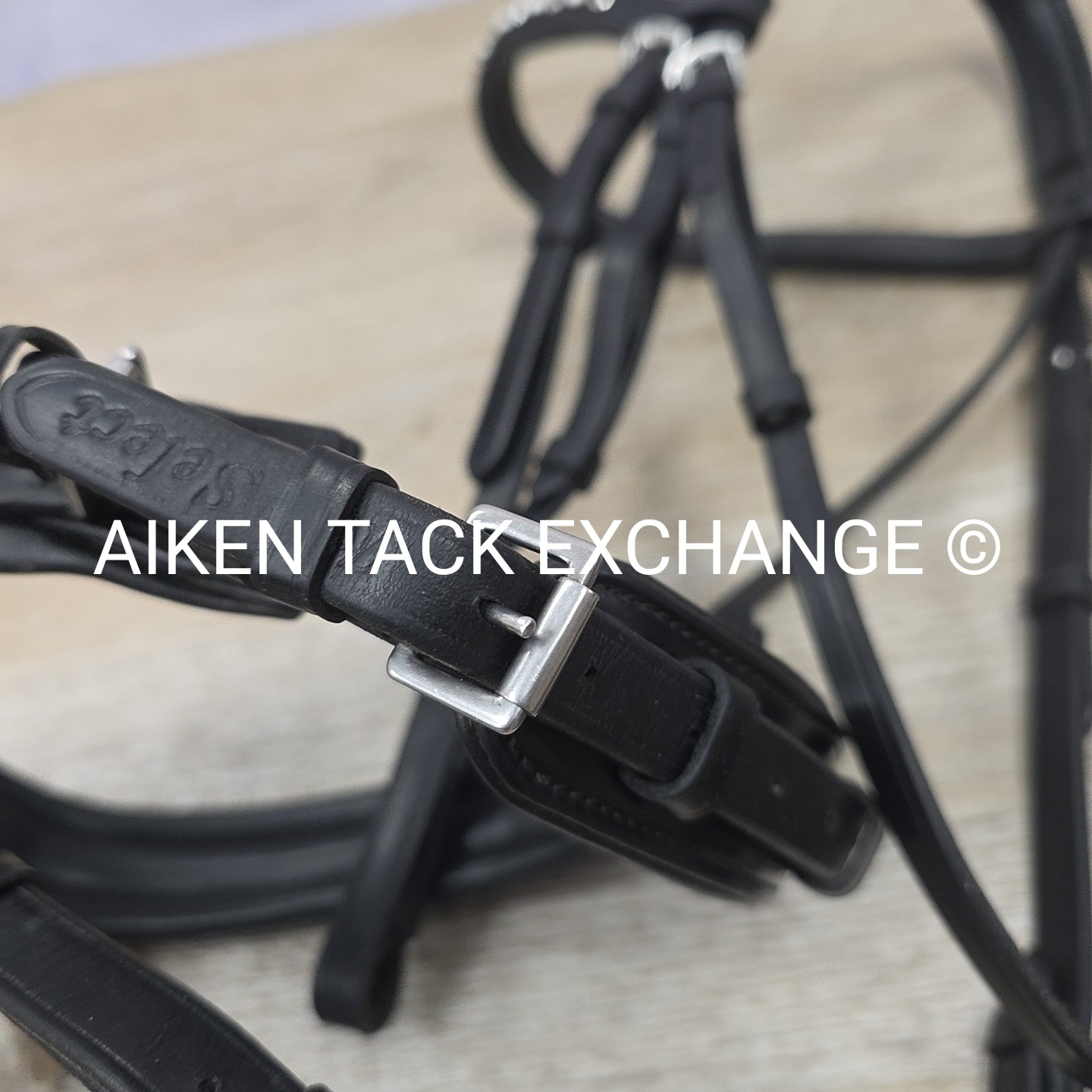 KL Select Dressage Bridle with Matching Reins, Black, Size Full