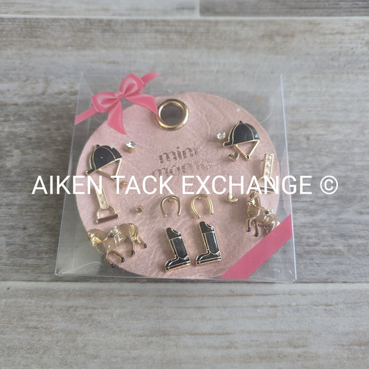 Equestrian Earring Set - 8 Pairs Total