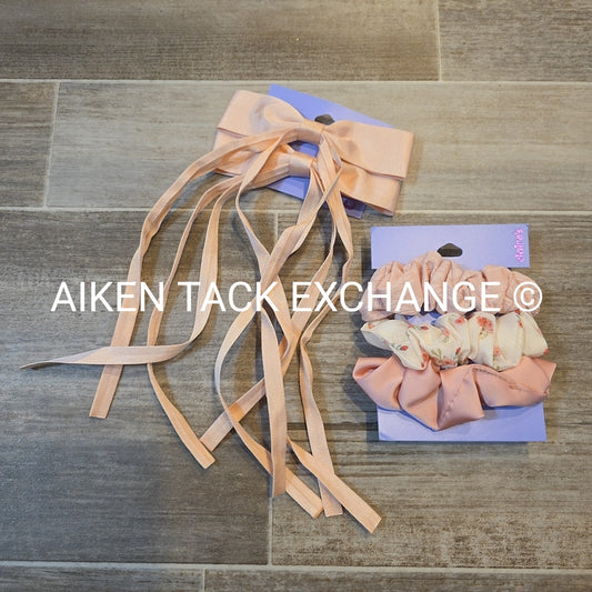 Claire's Hair Bundle - 1 Scrunchie Set, 2 Hair Clips